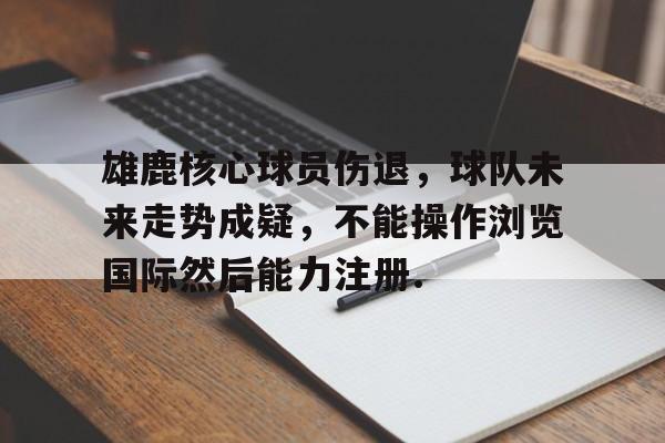 开云手机-雄鹿核心球员伤退，球队未来走势成疑，不能操作浏览国际然后能力注册.的简单介绍-开云手机